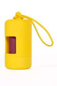 Sun Kissed Yellow Waste Bag Dispenser