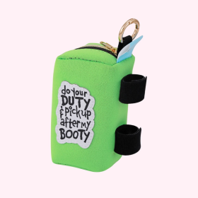 Poop Bag Dispenser (Color: green/"Do Your Duty")