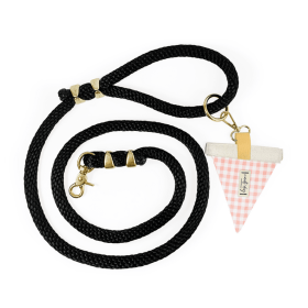 Premium Leash (Type: Gingham Pink Summer Plaid Check)