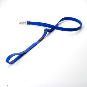 Boss Adjustable Leash (Color: Blue, size: 5/8" x 4'-6')