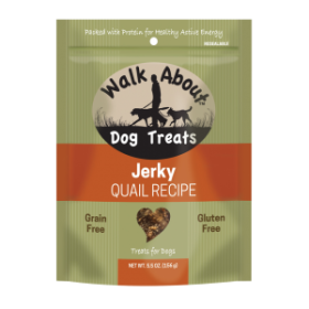 Walk About Dog Jerky (Color: Quail)