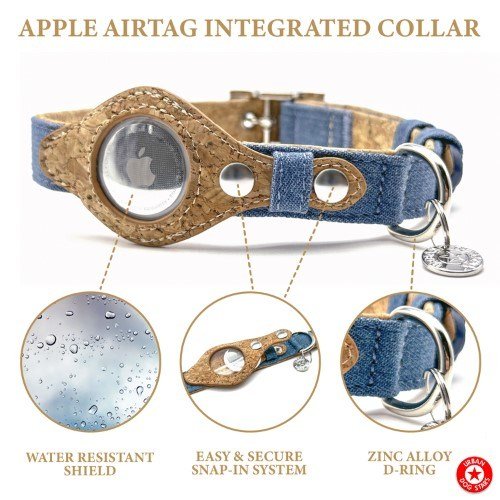 Apple Airtag Integrated Collar Apple Airtag Integrated Collar