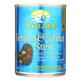 Wellness Pet Products Dog Food Case Of 12 - 12.5 Oz. (flavor: Venison And Salmon With Potatoes And Carrots)