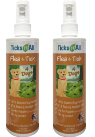 All Natural Flea & Tick 4 Dogs 8oz (count: 2pk)