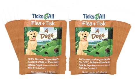 All Natural Flea and Tick Wipes 4- Dogs (count: 10)